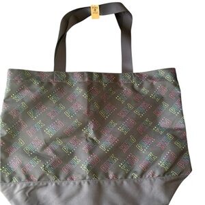 Gray and Pink Tote Bag